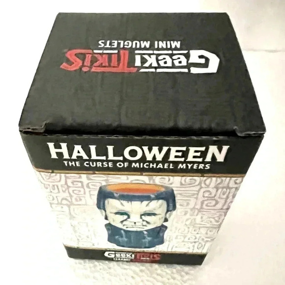 GEEKI TIKI THE CURSE OF MICHAEL MYERS MINI MUG / MUGLET / SHOT GLASS - Picture 4 of 5